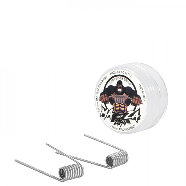 MaZa UFFC MTLz Handmade Prebuilt Coils (2er Pack)