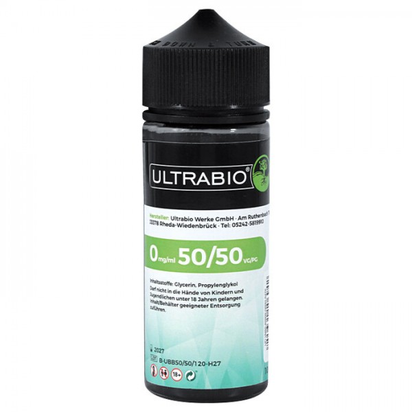 Ultrabio Liquidbase 50VG/50PG 0mg (100ml)