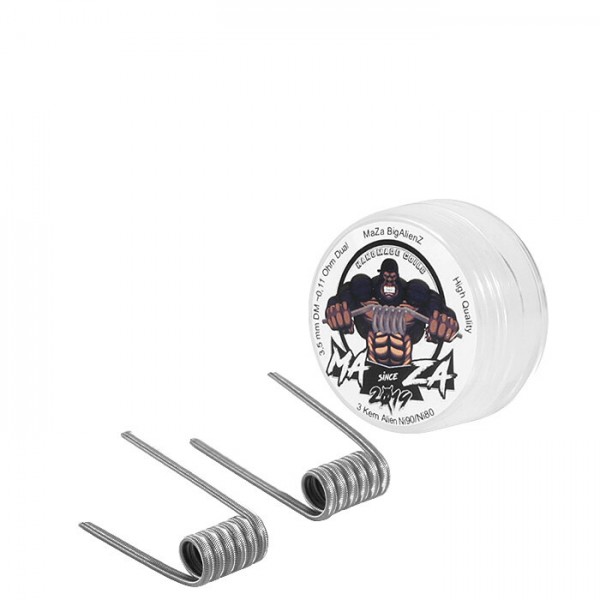 MaZa Big AlienZ Handmade Prebuilt Coils (2er Pack)